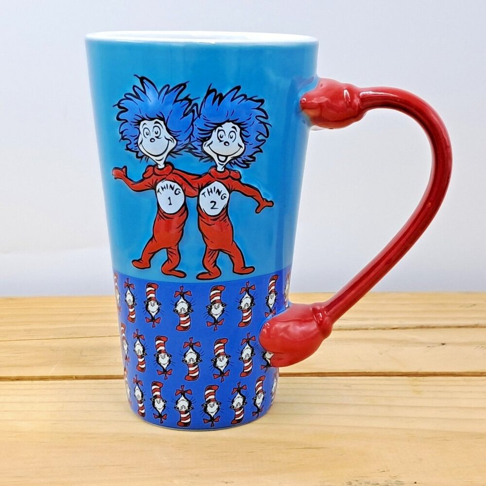 Dr.Seuss Thing 1 and Thing 2 3D Mug -Universal Island Of Adventure-2006
